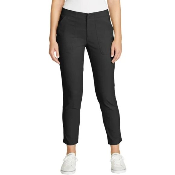 NWOT 32 Degrees Cool Women's M Elastic Waist Black Ankle Pants Pants - Picture 1 of 9